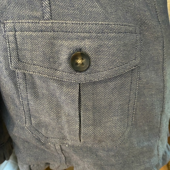 Maunces Ruffle Trim Jacket Women's Medium - Picture 5 of 8